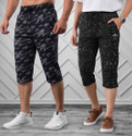 FEEL TRACK Printed Men Three Fourths