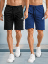 FEEL TRACK Solid Men Black Blue Regular
