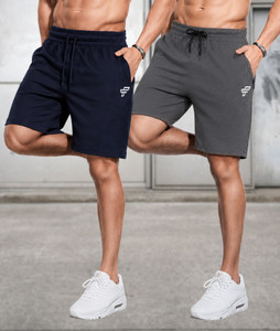 FEEL TRACK Solid Men Dark Blue Grey