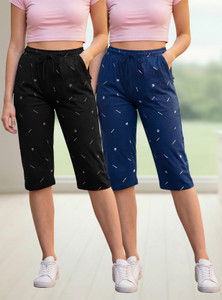 feel track women black blue capri