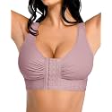FeelinGirl Post Surgery Compression Bra for Women's Front Closure Bra