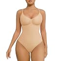 FeelinGirl Shapewear Bodysuit for Women Tummy Control Body Shaper Going Out