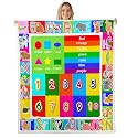 Feelyou Kids Educational Throw Blanket Playtime Collection