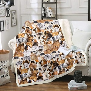 Feelyou Kids Guinea Pig Fleece Blanket 50