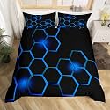 Feelyou Honeycomb Ice Comforter Cover Set Kids Boys Queen