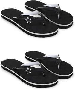 feens women slippers black  5