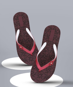 feens women slippers maroon  6