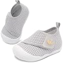 FEETCITY Baby First Walking Shoes Wide Baby Shoes Infant Sneakers Newborn Crib Shoe Barefoot Lightweight Slip On Shoe