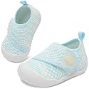 FEETCITY Baby First Walking Shoes Wide Baby Shoes Infant Sneakers Newborn Crib Shoe Barefoot Lightweight Slip On Shoe