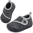 FEETCITY Baby First Walking Shoes Wide Baby Shoes Infant Sneakers Newborn Crib Shoe Barefoot Lightweight Slip On Shoe