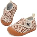 FEETCITY Baby First Walking Shoes Wide Baby Shoes Infant Sneakers Newborn Crib Shoe Barefoot Lightweight Slip On Shoe