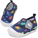 FEETCITY Baby First Walking Shoes Wide Baby Shoes Infant Sneakers Newborn Crib Shoe Barefoot Lightweight Slip On Shoe