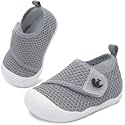 FEETCITY Baby First Walking Shoes Wide Baby Shoes Infant Sneakers Newborn Crib Shoe Barefoot Lightweight Slip On Shoe