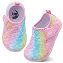 FEETCITY Boys Girls Water Shoes Kids Aqua Socks Quick Dry Barefoot for Beach Swimming Pool