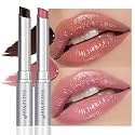 FeiCuiYun 2Pcs Black &amp; Pink Honey Tinted Lip Balm Lip Gloss Lipstick, Sheer Hydrating Lip Gloss Tint, Moisturizing Lip Color for All Skin Tones, Nourishing Lip Balm with Natural Black Cherry