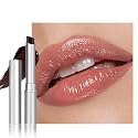 FeiCuiYun Dark Brown Honey Tinted Lip Balm Lip Gloss Lipstick, Sheer Hydrating Lip Stains Tint, Moisturizing Lip Color for All Skin Tones, Nourishing Lip Balm with a Hint of Natural Black Cherry