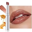 FeiCuiYun Nude Brown Honey Tinted Lip Stain Lip Balm Lip Gloss Lipstick, Sheer Hydrating Lip Stains Tint, Moisturizing Lip Color for All Skin Tones, Nourishing Lip Balm with Natural Black Cherry 08#