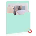 Feifeiya Magnetic File Holder Wall, 12.2 x 9.4 Inch, Vertical, Mint Green
