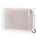 Feifeiya Magnetic File Holder Wall, 13.8 x 8.3 Inch, Horizontal, Black