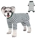 FEimaX Dog Recovery Suit After Surgery, Pet Abdominal Wounds Post Surgical Shirt for Dogs Cats, Puppy Spay Neuter Prevent Licking Onesie Alternative Bandages E-Collar &amp; Cone