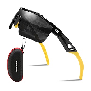 FEISEDY Kids Teens Baseball Polarized Sunglasses Sports