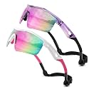 FEISEDY Kids Teens Baseball Polarized Sunglasses Sports