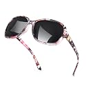 FEISEDY Polarized Sunglasses for Women Classic Vintage Square Wraparound UV400 Protection Shade B0309