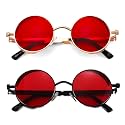 FEISEDY Retro Gothic Steampunk Sunglasses For Men Women