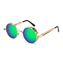 FEISEDY Retro Gothic Steampunk Sunglasses For Men Women