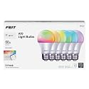 Feit Electric Smart Light Bulbs, A19 RGBW Color Changing - 60W Eq - 6 Pack