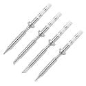 FEITA Mini Pencil Soldering Iron Tips Replacement for Pinecil Micro Soldering Iron, PTS200/TS100 Portable Solder Pen Tool Soldering Accessories (ST-B2/C4/K/D24 4Pcs)