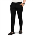 FELDON Slim Fit Men Black Trousers