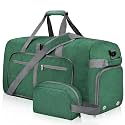 Felipe Varela Foldable Duffle Bag for Travel Weekend Overnight Gym Camping