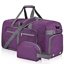 Felipe Varela Foldable Duffle Bag for Travel Weekend Overnight Gym Camping