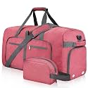 Felipe Varela Foldable Duffle Bag for Travel Weekend Overnight Gym Camping