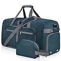 Felipe Varela Foldable Duffle Bag for Travel Weekend Overnight Gym Camping