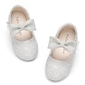 Felix &amp; Flora Toddler Flower Girl Dress Shoes - Girl Ballet Flats Party School Shoes Wedding