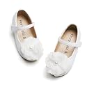 Felix &amp; Flora Toddler Flower Girl Dress Shoes - Girl Ballet Flats Party School Shoes Wedding