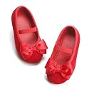 Felix &amp; Flora Toddler Flower Girl Dress Shoes - Girl Ballet Flats Party School Shoes Wedding
