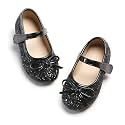 Felix &amp; Flora Toddler Flower Girl Dress Shoes - Girl Ballet Flats Party School Shoes Wedding