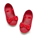 Felix &amp; Flora Toddler Flower Girl Dress Shoes - Girl Ballet Flats Party School Shoes Wedding