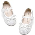 Felix &amp; Flora Toddler Flower Girl Dress Shoes - Girl Ballet Flats Party School Shoes Wedding