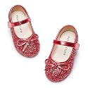 Felix &amp; Flora Toddler Flower Girl Dress Shoes - Girl Ballet Flats Party School Shoes Wedding