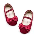 Felix &amp; Flora Toddler Flower Girl Dress Shoes - Girl Ballet Flats Party School Shoes Wedding