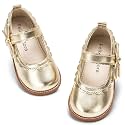 Felix &amp; Flora Toddler Girl Mary Jane Dress Shoes - School Oxford Flats for Girl Party Shoes.