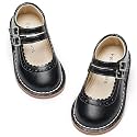 Felix &amp; Flora Toddler Little Girl Mary Jane Dress Shoes - Ballet Flats for Easter Flower Girl Party School Shoes.