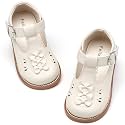 Felix &amp; Flora Toddler Little Girl Mary Jane Dress Shoes - Ballet Flats for Easter Flower Girl Party School Shoes.