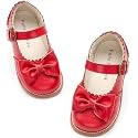 Felix &amp; Flora Toddler Little Girl Mary Jane Dress Shoes - Ballet Flats for Easter Flower Girl Party School Shoes.