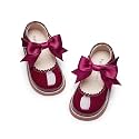 Felix &amp; Flora Toddler Little Girl Mary Jane Dress Shoes - Ballet Flats for Girl Party School Shoes