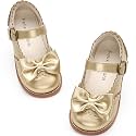 Felix &amp; Flora Toddler Little Girl Mary Jane Dress Shoes - Ballet Flats for Easter Flower Girl Party School Shoes.